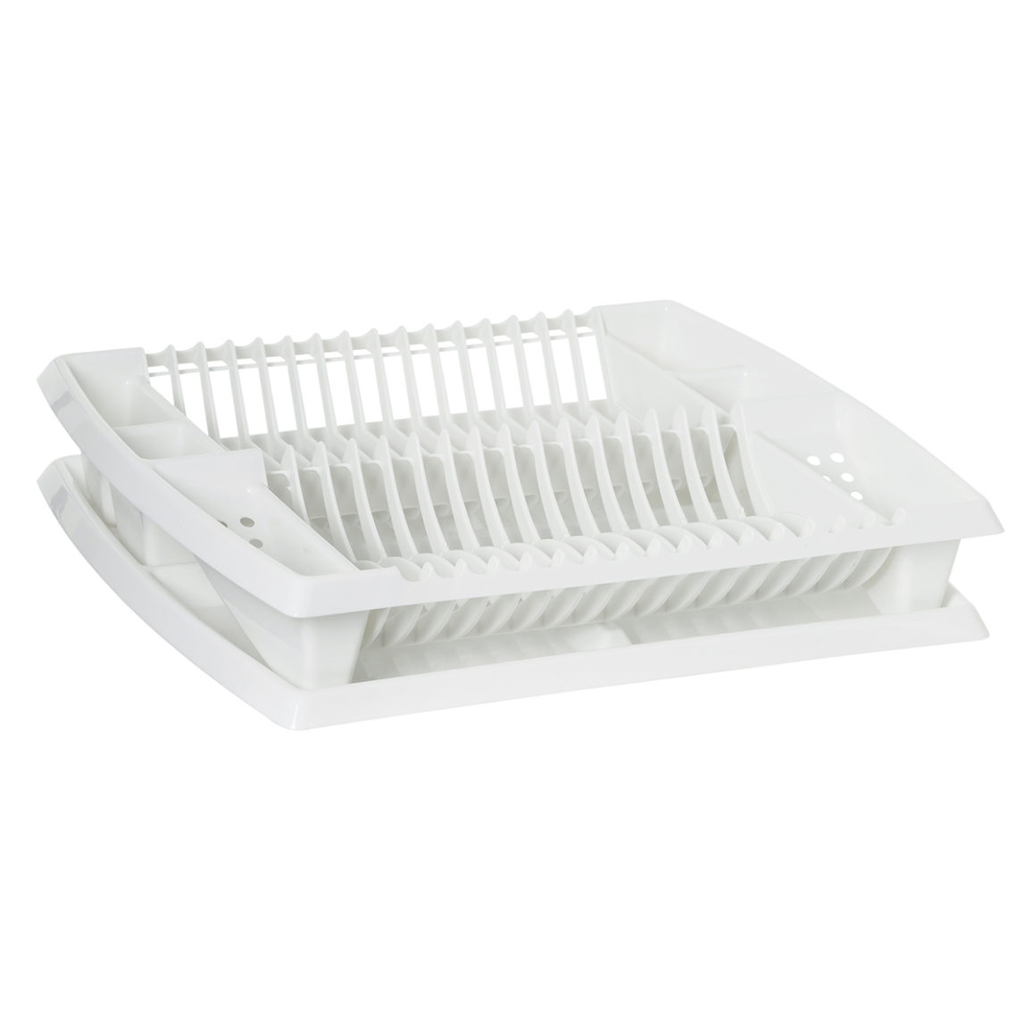 Dish Drainer W Tray Nordic Houseware Group   1348 DISH DRAINER WHITE 1156x1156 