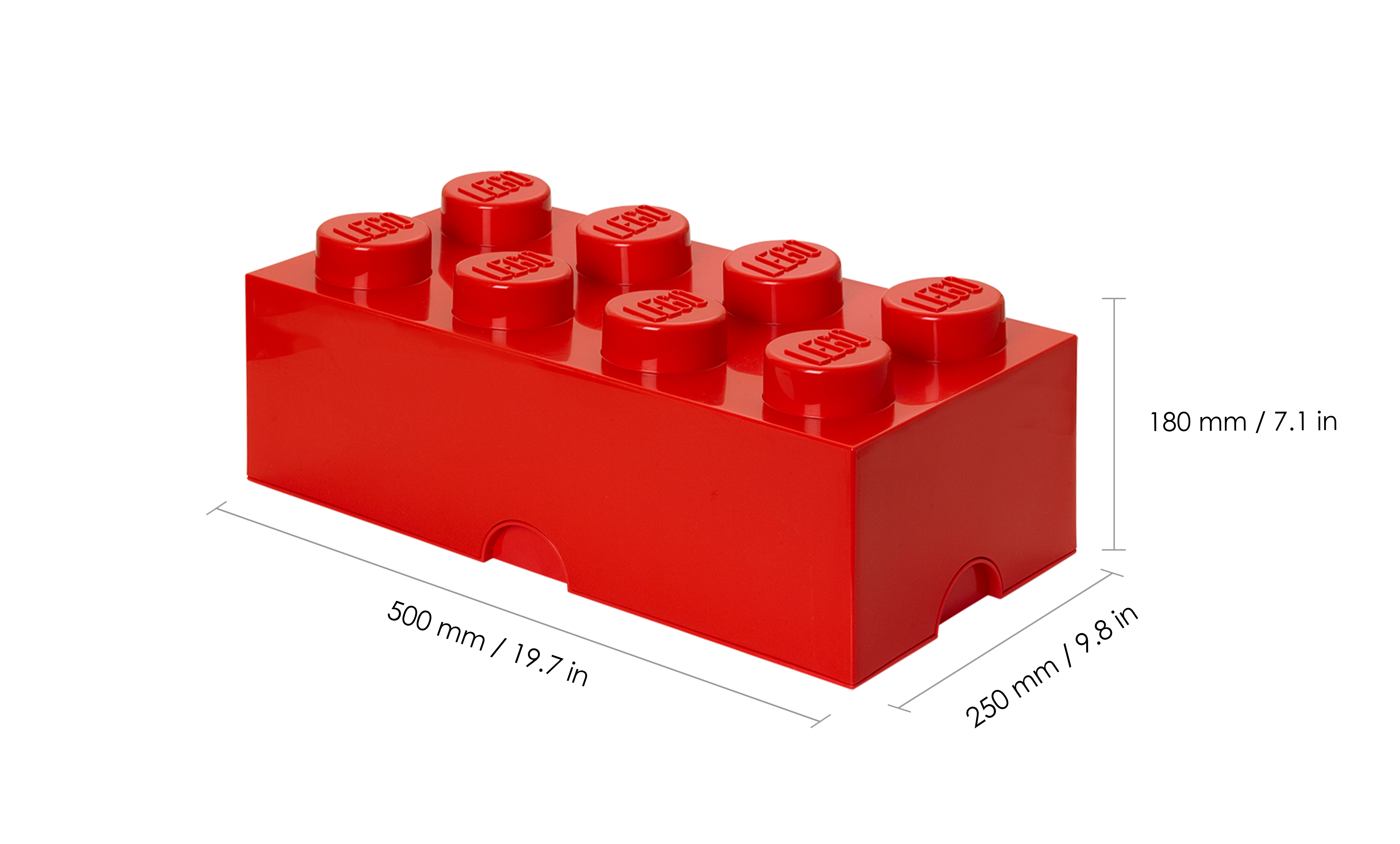 Decimal hældning Eksisterer LEGO® Storage Brick - Iconic orgnanizer - Nordic Houseware Group