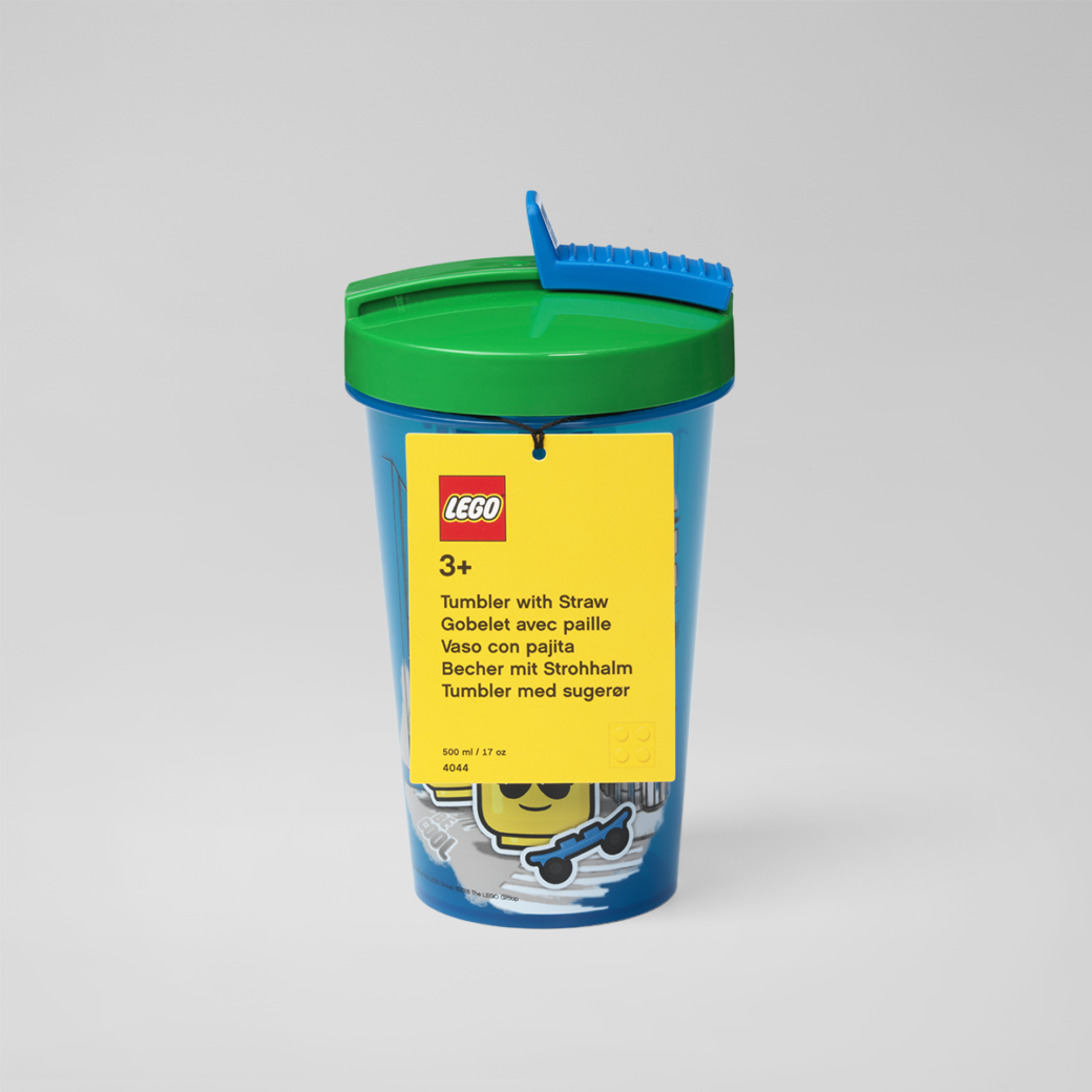 LEGO® Tumbler With Straw Boy - Nordic Houseware Group