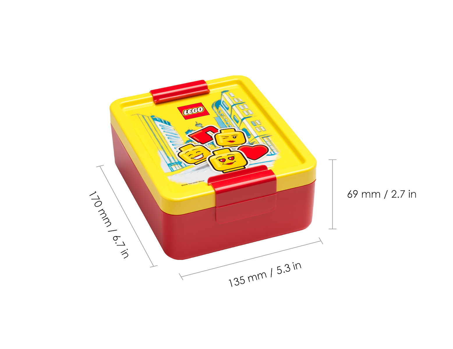 Lego Shape Lunch Box – Elefunny