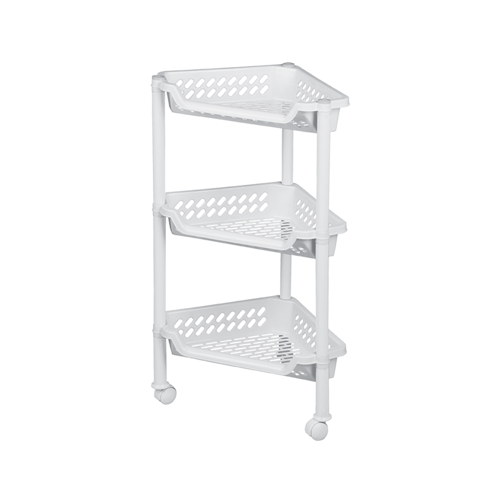 Triangular Trolley w/ 3 Baskets - Nordic Houseware Group