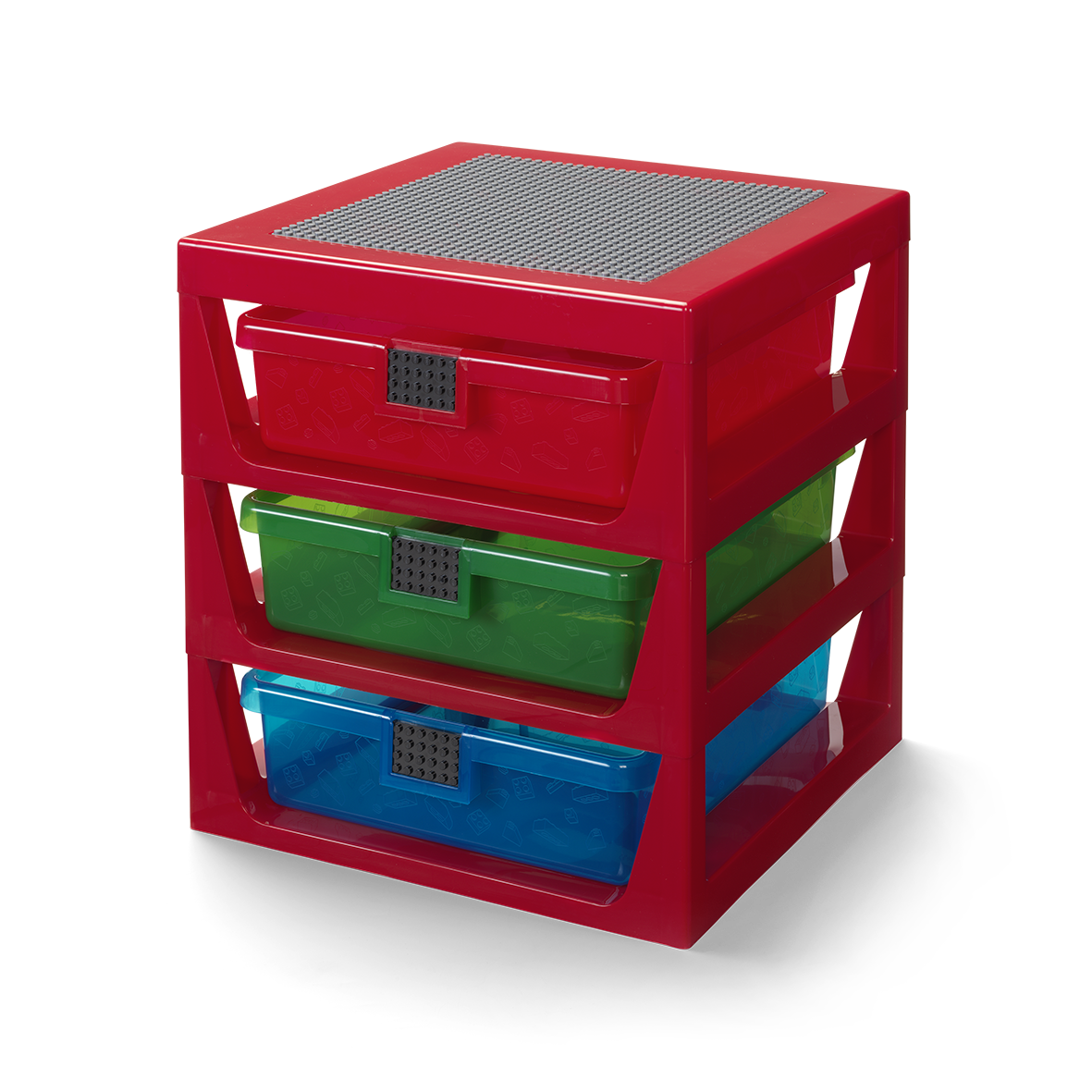 LEGO 3-Drawer Storage Rack, Red official Room Copenhagen product image